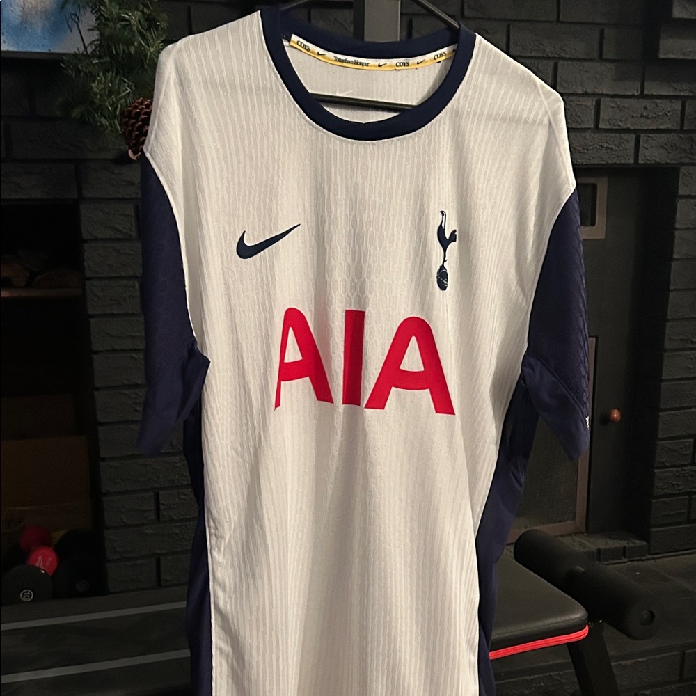 Nike Tottenham Hotspur White and Blue Soccer Jersey